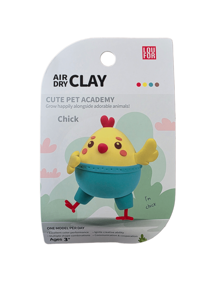 Chick - Air-Dry Clay Animal Kit