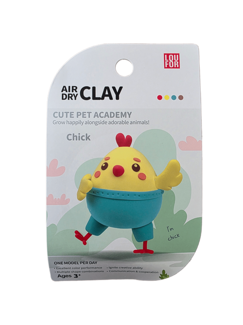 Chick - Air-Dry Clay Animal Kit
