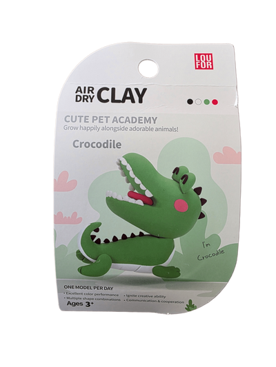 Crocodile - Air-Dry Clay Animal Kit
